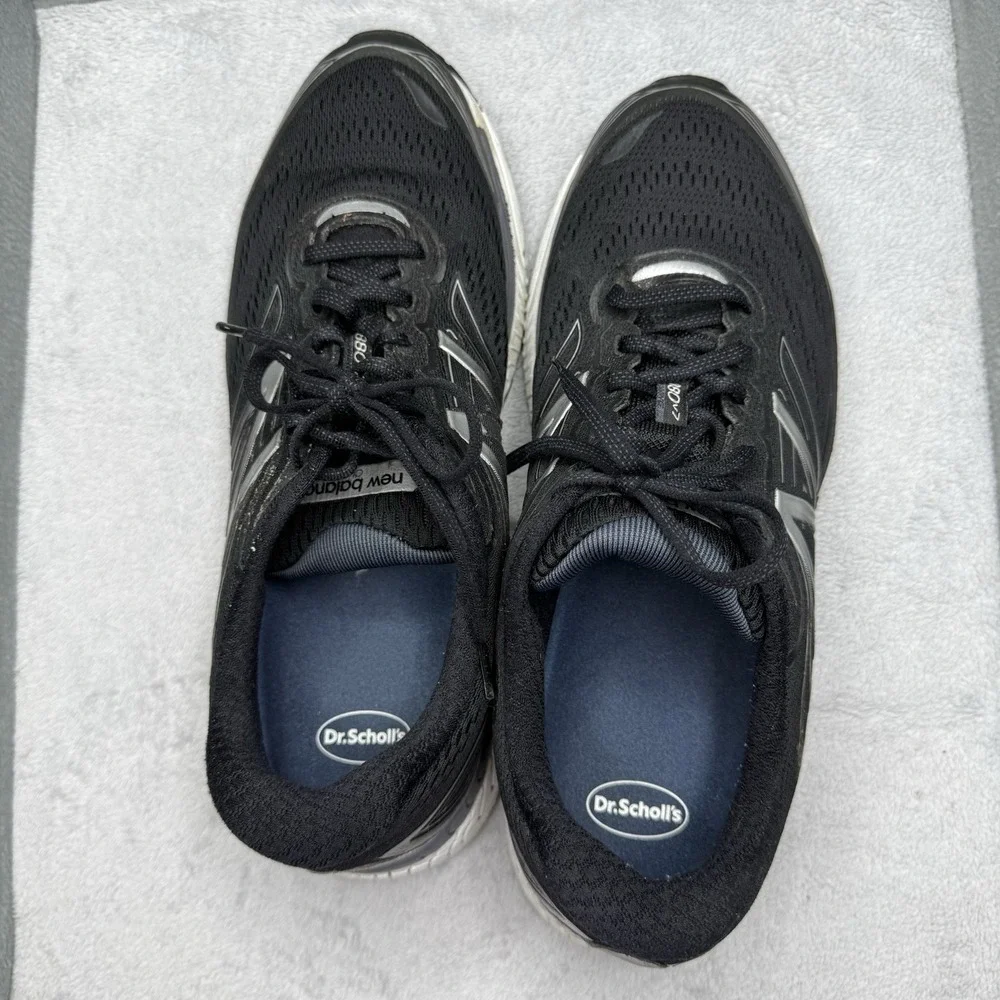 New Balance 880v7 Black Silver Running Shoes M880BK7 Men's Size 12.5 2E Wide